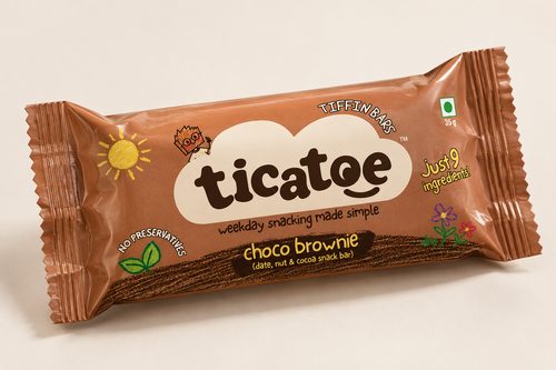 Choco Brownie Tiffin Bars for Kids - Pack of 5